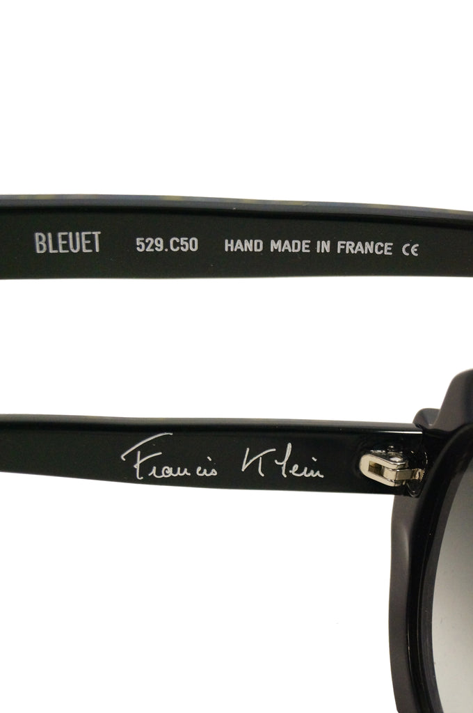 Francis Klein “Bleuet” Handmade and Handpainted Sunglasses Made In France