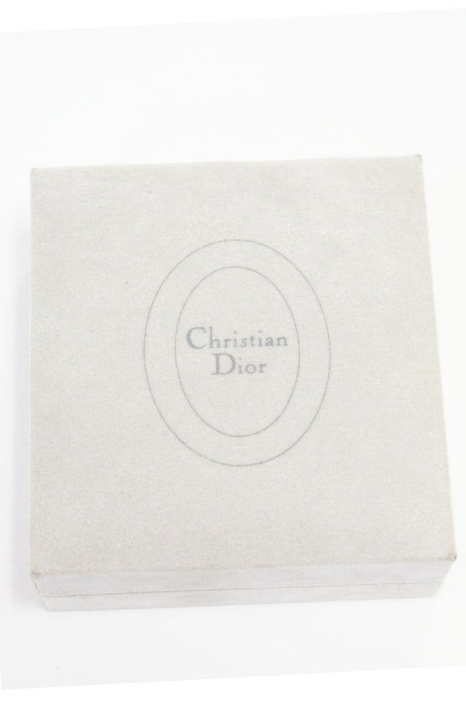 1980 Christian Dior Insignia Initial Brooch, Grosse Germany, Original Box