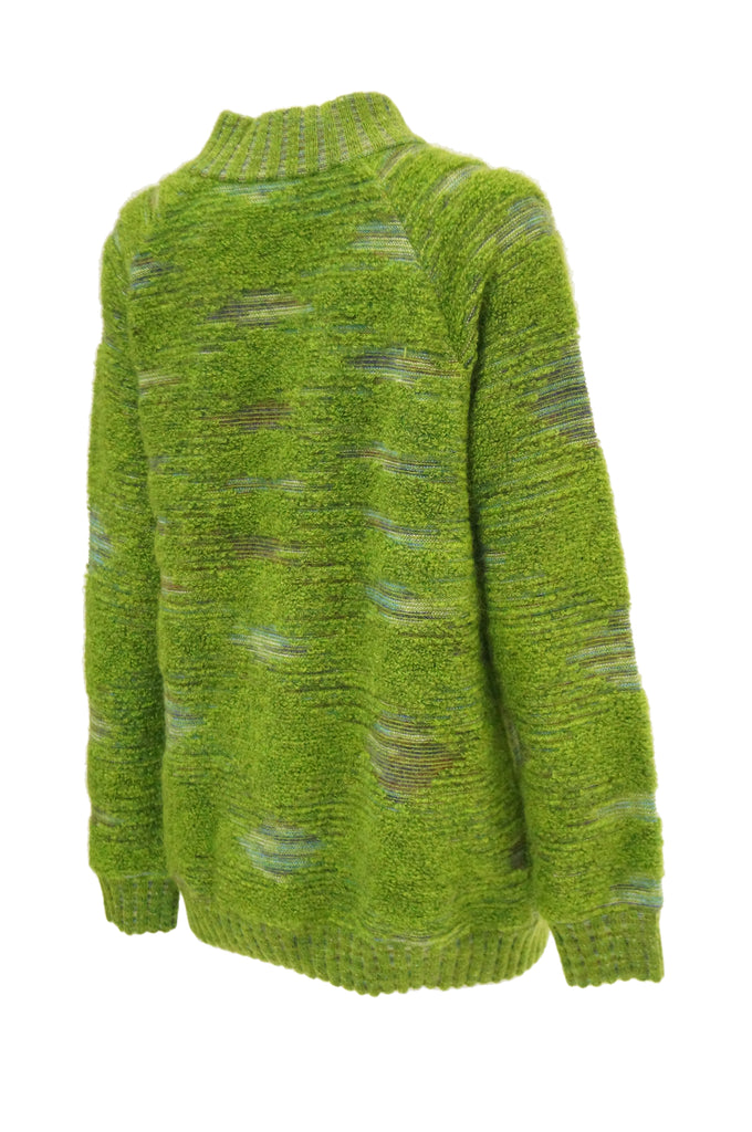 Missoni Moss Green Mohair & Wool Space Dyed Sweater