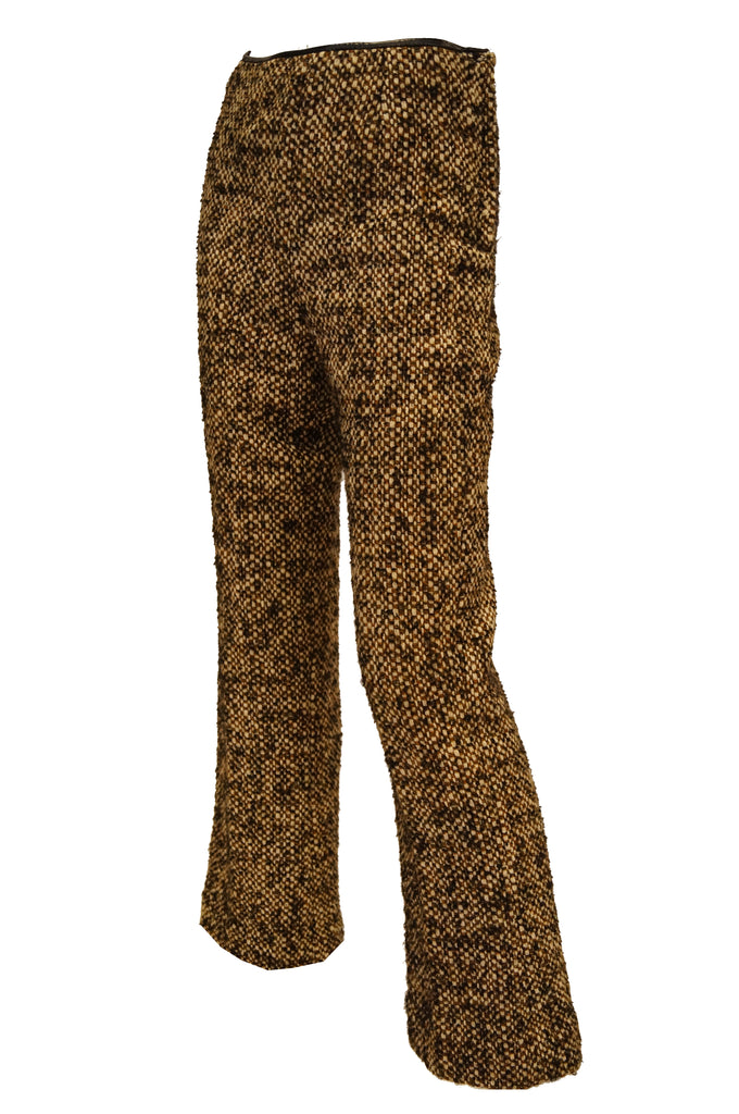 1960s Bonnie Cashin Sills Wool & Leather Cape w/ Trousers