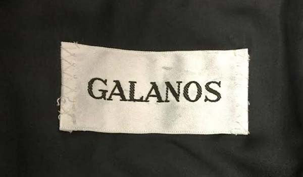 1960s Galanos Black Wool Paisley Beaded Jacket