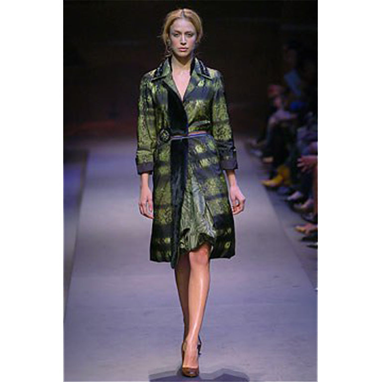 Prada green coat Clearance