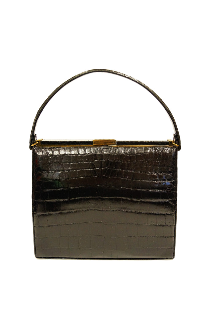 1950s Lucille de Paris Alligator Handbag