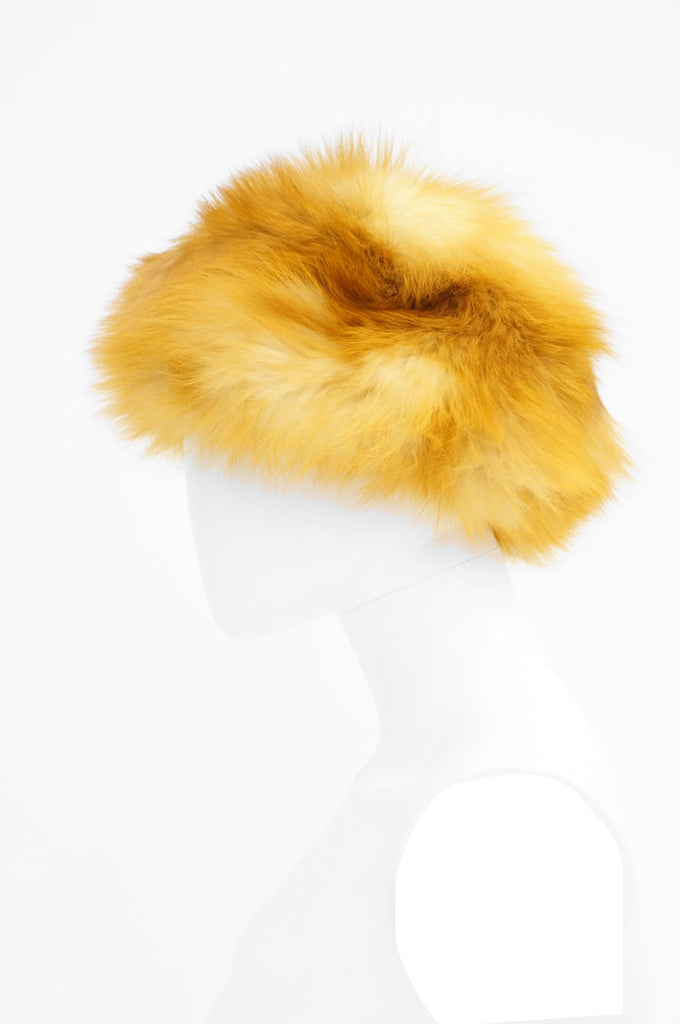 1960s Vincent & Bill Gold Fox Fur Hat