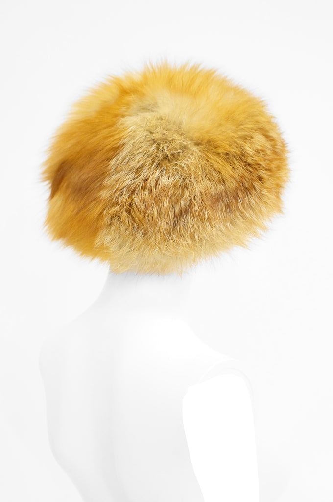 1960s Vincent & Bill Gold Fox Fur Hat