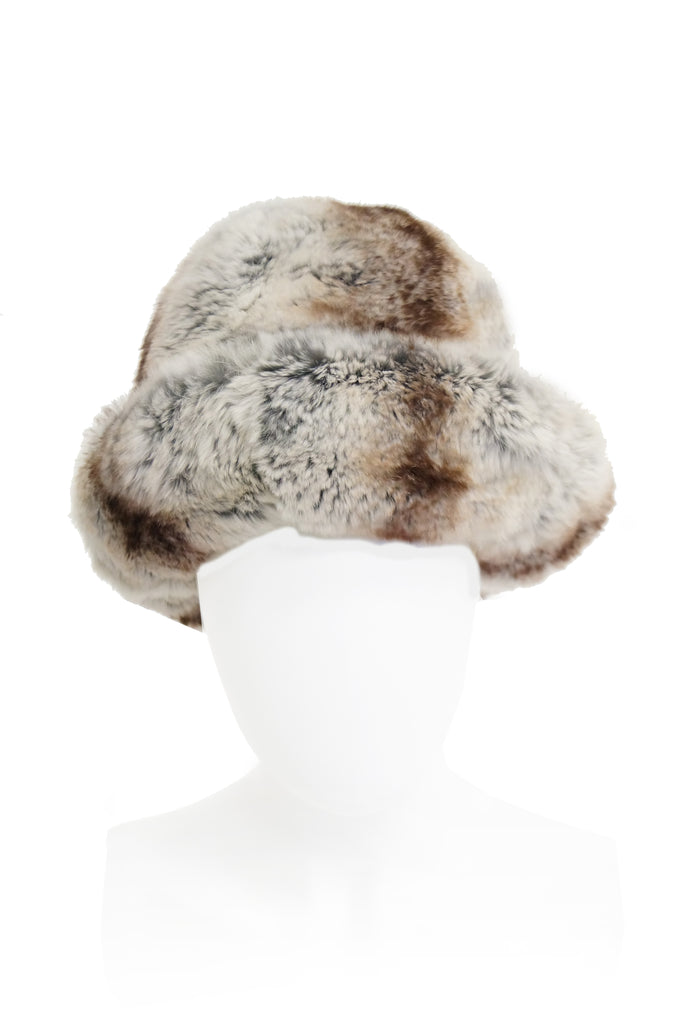 1960s Dior Chapeau Chinchilla Hat with Grossgrain Detail