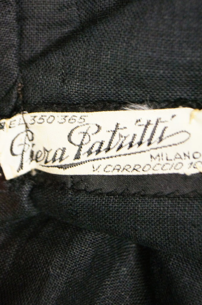 1970s Piera Patritti Plisse Silk Multi - Tier Floral Skirt - Italy