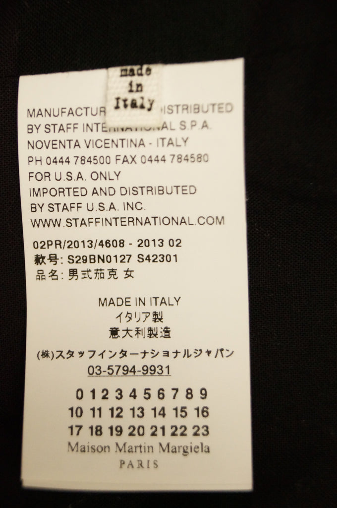 1990s Maison Martin Margiela Blue Pin Stripe Italian Wool Blazer