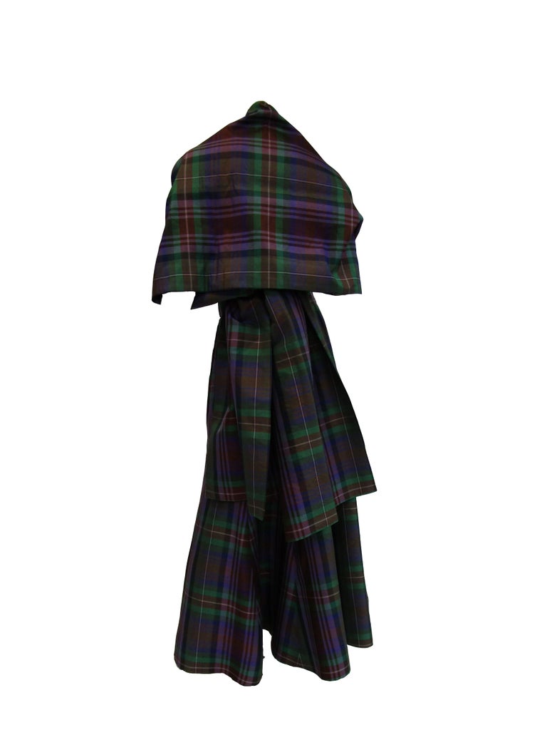 Catherine Regehr Holiday Plaid Strapless Evening Dress - MRS Couture Catherine Regehr Holiday Plaid Strapless Evening Dress - MRS Couture