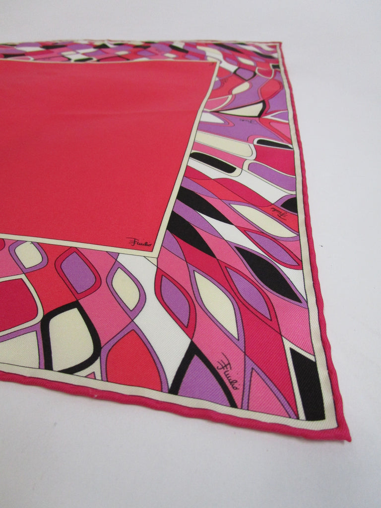 Multicolored Border Pucci Scarf with Original Packaging