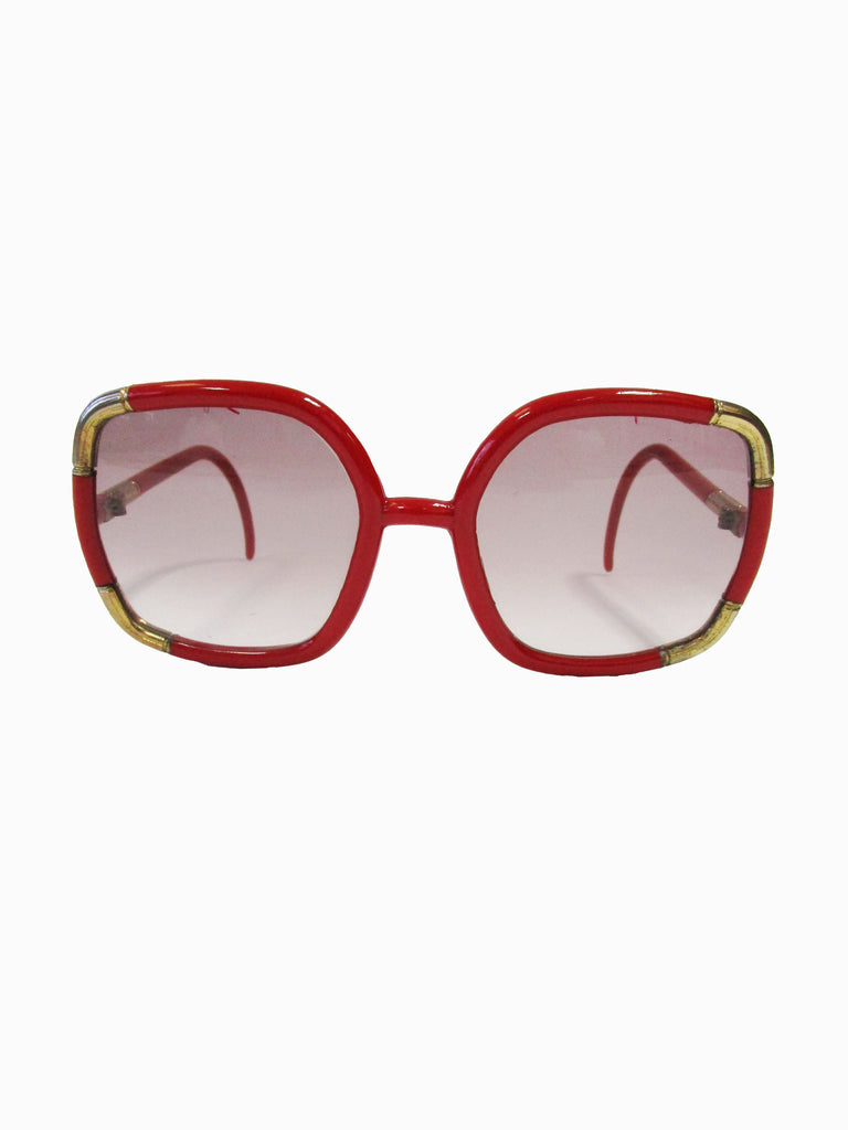 Ted Lapidus Coral Red Sunglasses