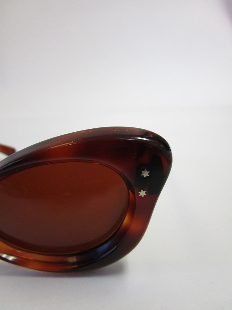 Vintage French Butterfly Tortoise Sunglasses