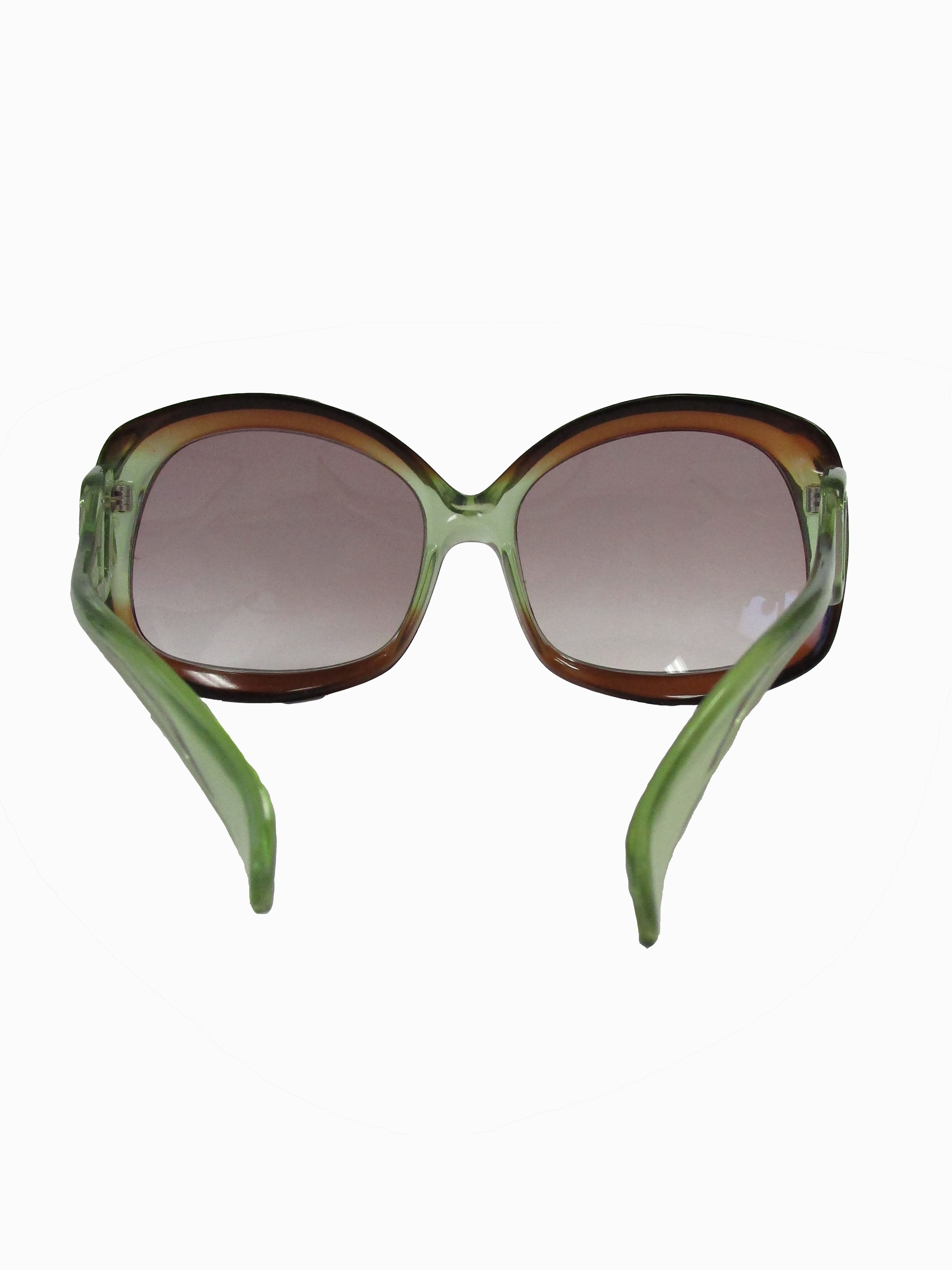Fantastic 1960s Italian White Mod Rhinestone Sunglasses - MRS Couture