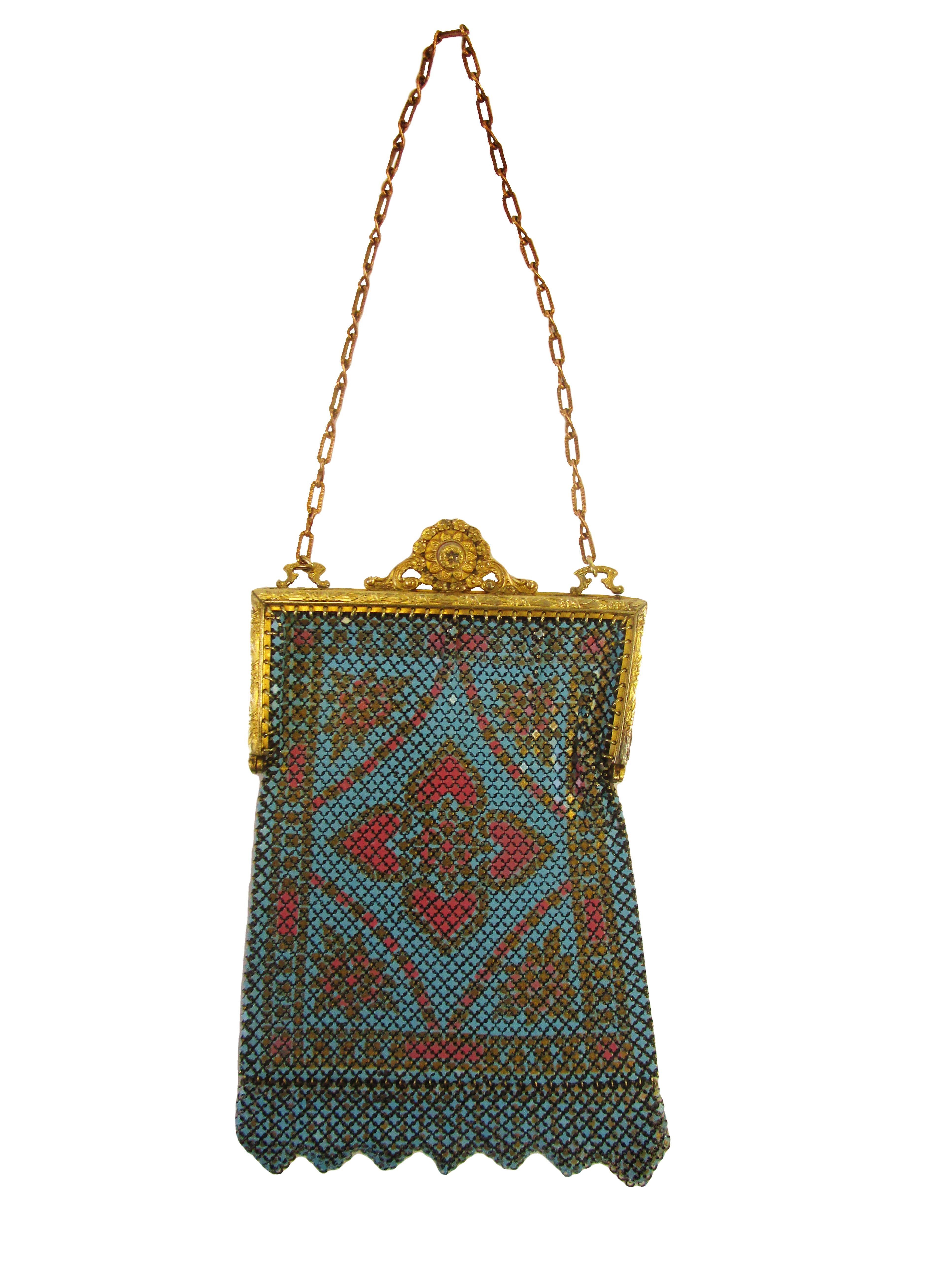 Antique Mandalian Mesh Colorful Purse Bag | eBay