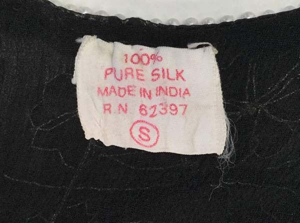 1980s Silk Beaded Dress