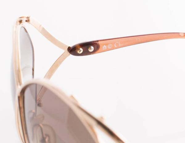 1980s Christian Dior Metal Butterfly Sunglasses