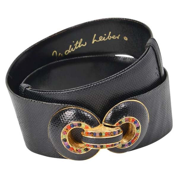 Chanel Vintage Logo Leather Belt VIP Gift With Purchase (GWP) พรี