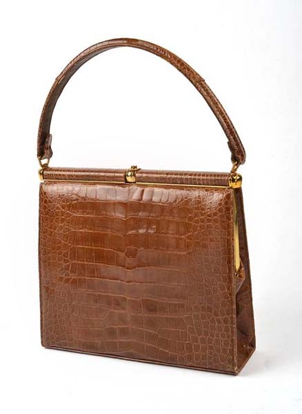 1960's Lucille de Paris Framed Alligator Handbag
