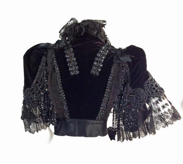 1890s House of Worth Beaded Capelet