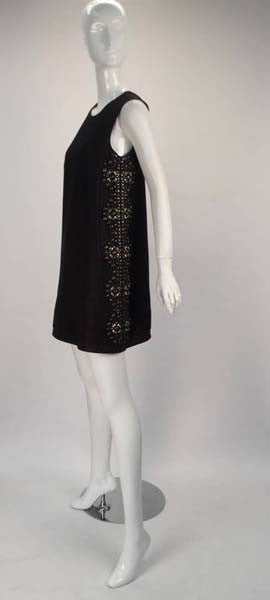 21st Century Black Studded Gucci Dress - MRS Couture 21st Century Black Studded Gucci Dress - MRS Couture