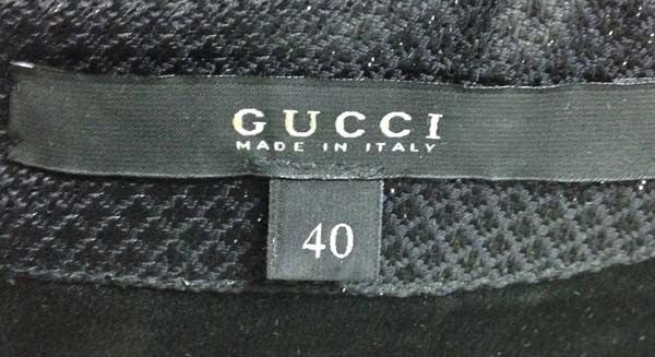 21st Century Black Studded Gucci Dress