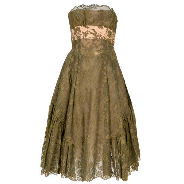1950s Lanvin Lace Dress