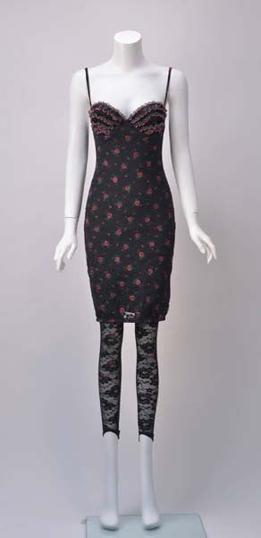 Yvan & Marzia Paris Floral Stretch Knit Dress