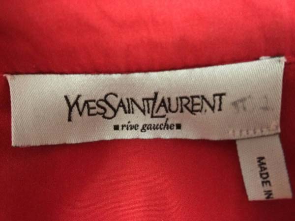 Yves Saint Laurent Label Dating and Country of Mfg