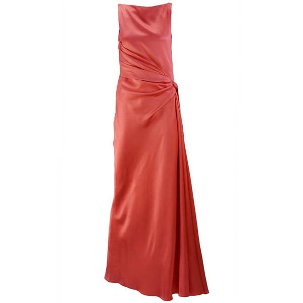 1970s Bill Blass Coral Evening Gown - MRS Couture