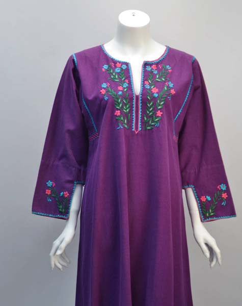 1970s Josefa Purple Kaftan