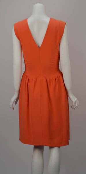 1960s Norman Norell Coral Dress