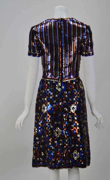 1960s Trevise Sequin Dress MRS Couture - Main Image