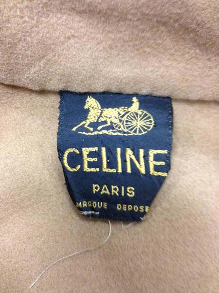 1970s Classic Celine Tan Wool Cape