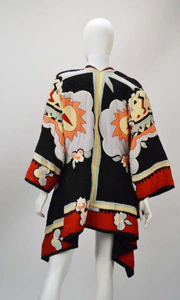 1980s Michaele Vollbracht Quilted Silk Kimono/Jacket