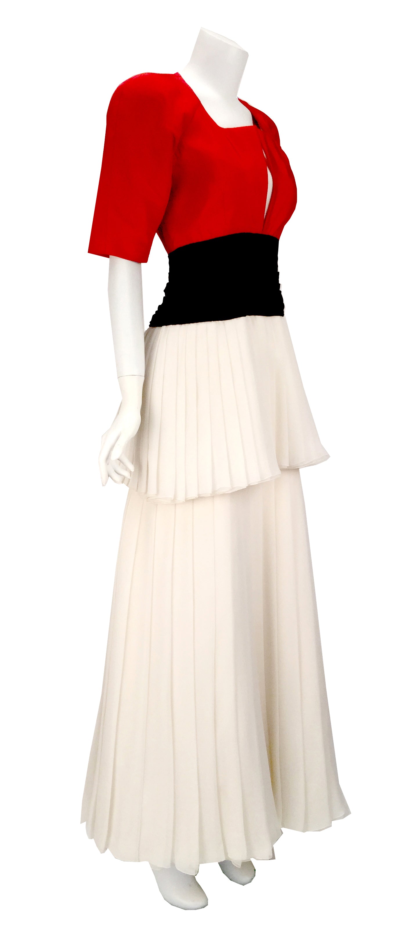 1980s Christian Dior Haute Couture Silk Evening Dress - MRS Couture 1980s Christian Dior Haute Couture Silk Evening Dress - MRS Couture